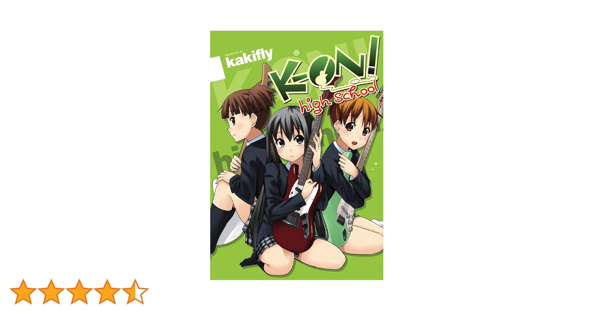 新品　kakifly K-ON! High School けいおん！　英語版 けいおん! highschool - Bilingual Manga